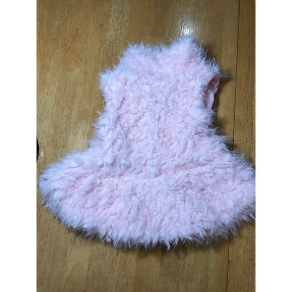 Little Lass Girls Pink Vest Size 12 Months Toddler with White Lace Super Soft - Picture 3 of 6